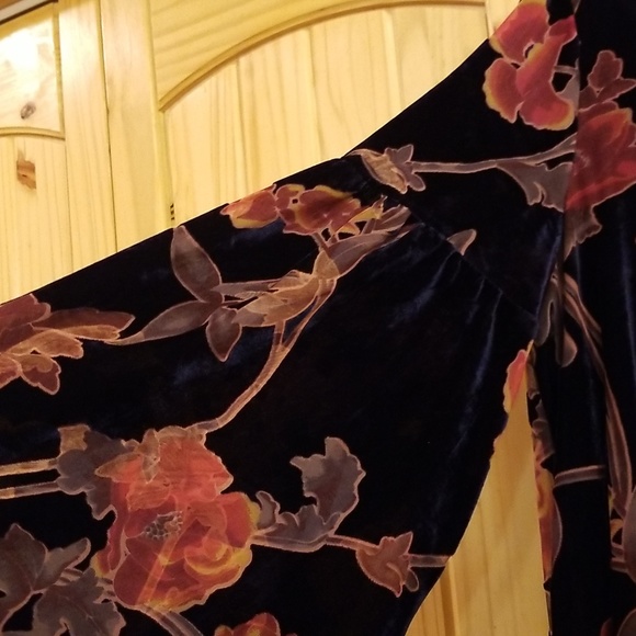 Beautiful cocktail dress, large size,California moon rise,gaze with a liner - Picture 3 of 6